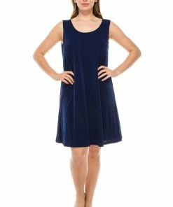 Jostar Stretchy Short Tank Dress-703BN-TRS1 Dresses