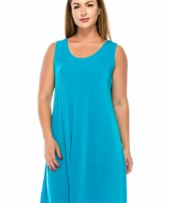 Jostar Stretchy Short Tank Dress-703BN-TRS1 Dresses