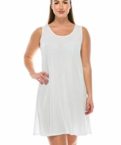 Jostar Stretchy Short Tank Dress-703BN-TRS1 Dresses