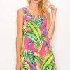 Jostar Short Length HIT Missy Tank Dress Sleeveless Prints-703HT-TRP1-W269