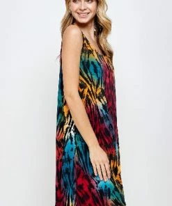 Jostar Short Length HIT Missy Tank Dress Sleeveless Prints-703HT-TRP1-W280