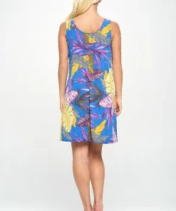 Jostar HIT Missy Tank Dress Sleeveless Prints-703HT-TRP1-W200 Dresses