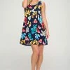 Jostar Short Length HIT Missy Tank Dress Sleeveless Prints -703HT-TRP1-W219