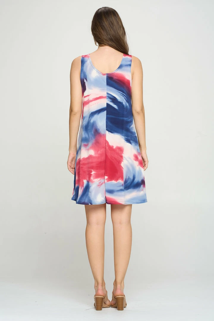 Jostar Online HIT Missy Tank Dress Sleeveless Prints - 703HT-TRP1-W259
