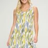 Jostar HIT Missy Tank Dress Sleeveless Prints -703HT-TRP1-W314