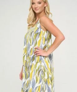 Jostar HIT Missy Tank Dress Sleeveless Prints -703HT-TRP1-W314