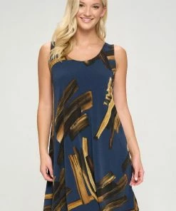Jostar Online HIT Missy Tank Dress Sleeveless Prints -703HT-TRP1-W315