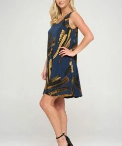 Jostar Online HIT Missy Tank Dress Sleeveless Prints -703HT-TRP1-W315