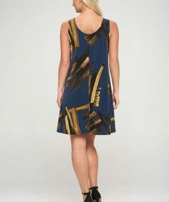 Jostar Online HIT Missy Tank Dress Sleeveless Prints -703HT-TRP1-W315