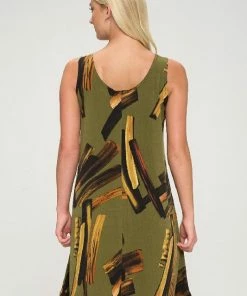 Jostar Online HIT Missy Tank Dress Sleeveless Prints -703HT-TRP1-W315