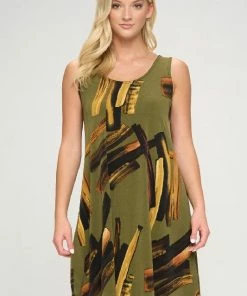 Jostar Online HIT Missy Tank Dress Sleeveless Prints -703HT-TRP1-W315