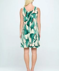 Jostar HIT Missy Tank Dress Sleeveless Prints - 703HT-TRP1-W336