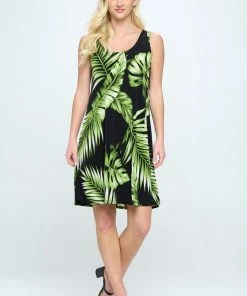 Jostar HIT Missy Tank Dress Sleeveless Prints-703HT-TRP1-W340