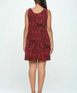 Jostar HIT Missy Tank Dress Sleeveless Prints - 703HT-TRP1-W344
