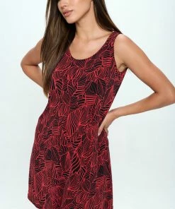 Jostar HIT Missy Tank Dress Sleeveless Prints - 703HT-TRP1-W344