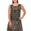 Jostar HIT Missy Tank Dress Sleeveless Prints-703HT-TRP1-W155 Short Length
