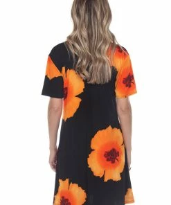 Jostar Women's Stretchy Missy Dress Short Sleeve Print-704BN-SRP1-W113