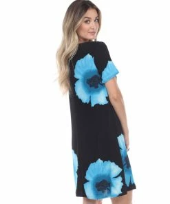 Jostar Women's Stretchy Missy Dress Short Sleeve Print-704BN-SRP1-W113