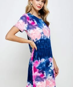 Jostar Women's Stretchy Missy Dress Short Sleeve Print-704BN-SRP1-W294 Dresses