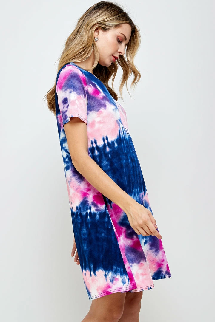 Jostar Women's Stretchy Missy Dress Short Sleeve Print-704BN-SRP1-W294 Dresses