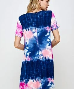 Jostar Women's Stretchy Missy Dress Short Sleeve Print-704BN-SRP1-W294 Dresses