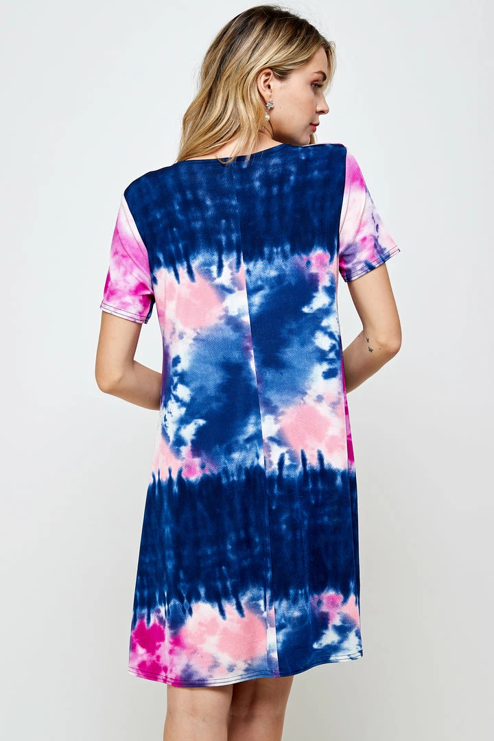 Jostar Women's Stretchy Missy Dress Short Sleeve Print-704BN-SRP1-W294 Dresses