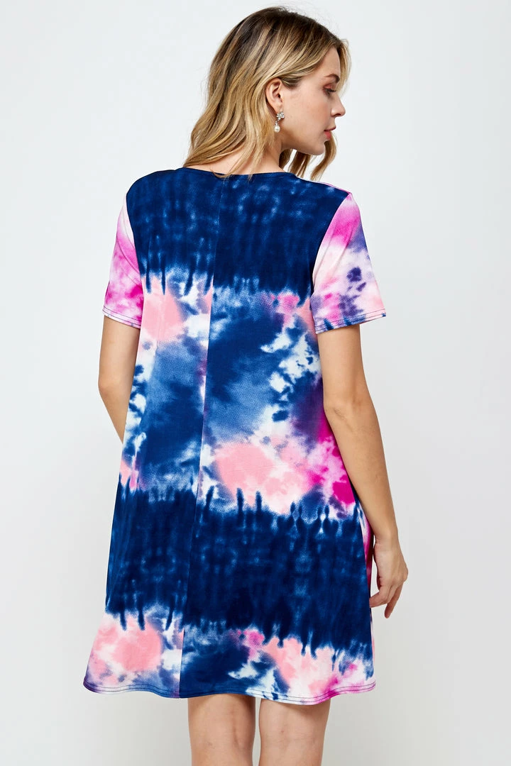 Jostar Women's Stretchy Missy Dress Short Sleeve Print-704BN-SRP1-W294 Dresses