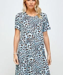 Jostar Women's Stretchy Missy Dress Short Sleeve Print Plus, 704BN-SXP-W302 Plus Size