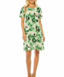 Jostar BNS Missy Dress Short Sleeve Print-704BN-SRP1-W319