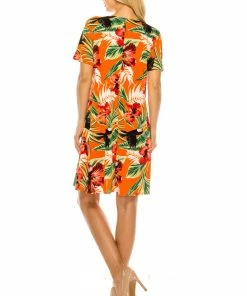 Jostar BNS Missy Dress Short Sleeve Print-704BN-SRP1-W320 Short Length