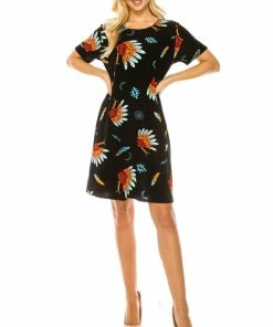 Jostar BNS Missy Dress Short Sleeve Print-704BN-SRP1-W321