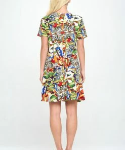 Jostar BNS Missy Dress Short Sleeve Print-704BN-SRP1-W329