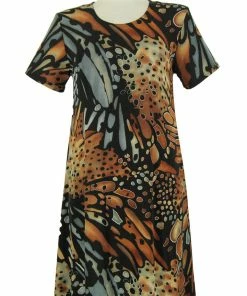Jostar Women's Stretchy Missy Dress Short Sleeve Print-704BN-SRP1-W207