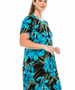 Dresses Jostar Women's Stretchy Missy Dress Short Sleeve Print-704BN-SRP1-W683