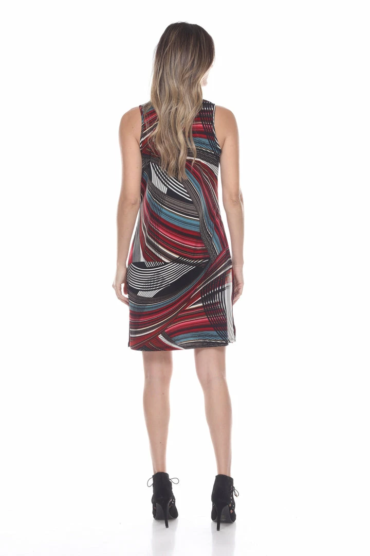 Jostar HIT Print Front Tie Tank-767HT-TRP1-W255