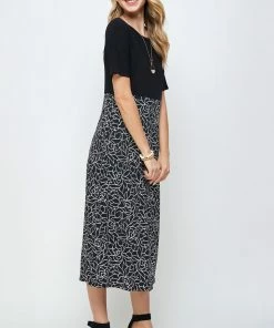 Jostar HIT Contrast Waist Line Dress-770HT-HRP1-W253