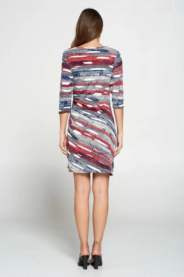 Jostar HIT Round-NK Side Tie Dress-771HT-QRP1-W244