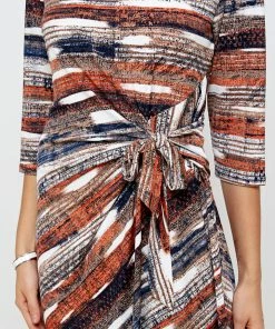 Jostar HIT Round-NK Side Tie Dress-771HT-QRP1-W244