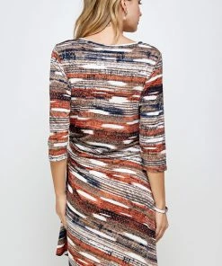 Jostar HIT Round-NK Side Tie Dress-771HT-QRP1-W244