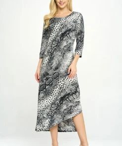 Jostar BNS Asymmetrical Hem Dress-774BN-QRP1-W248