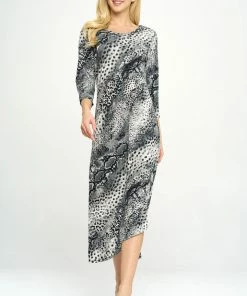 Jostar BNS Asymmetrical Hem Dress-774BN-QRP1-W248