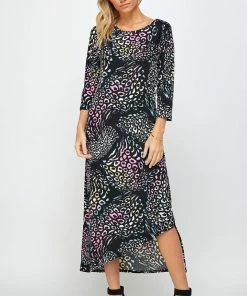 Jostar Long Length BNS Asymmetrical Hem Dress-774BN-QRP1-W300