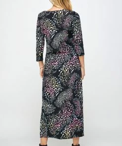 Jostar Long Length BNS Asymmetrical Hem Dress-774BN-QRP1-W300