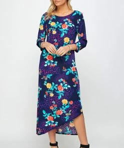 Jostar BNS Asymmetrical Hem Dress-774BN-QRP1-W301