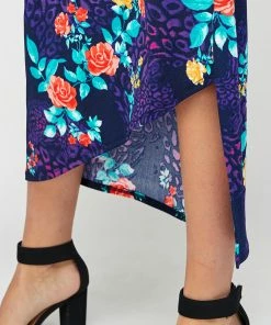 Jostar BNS Asymmetrical Hem Dress-774BN-QRP1-W301