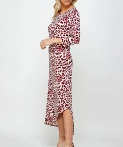 Jostar BNS Asymmetrical Hem Dress-774BN-QRP1-W302