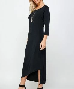 Jostar BNS Asymmetrical Hem Dress-774BN-QRS1