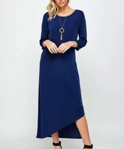 Jostar BNS Asymmetrical Hem Dress-774BN-QRS1
