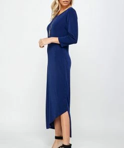 Jostar BNS Asymmetrical Hem Dress-774BN-QRS1