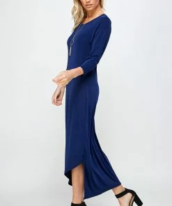 Jostar BNS Asymmetrical Hem Dress-774BN-QRS1